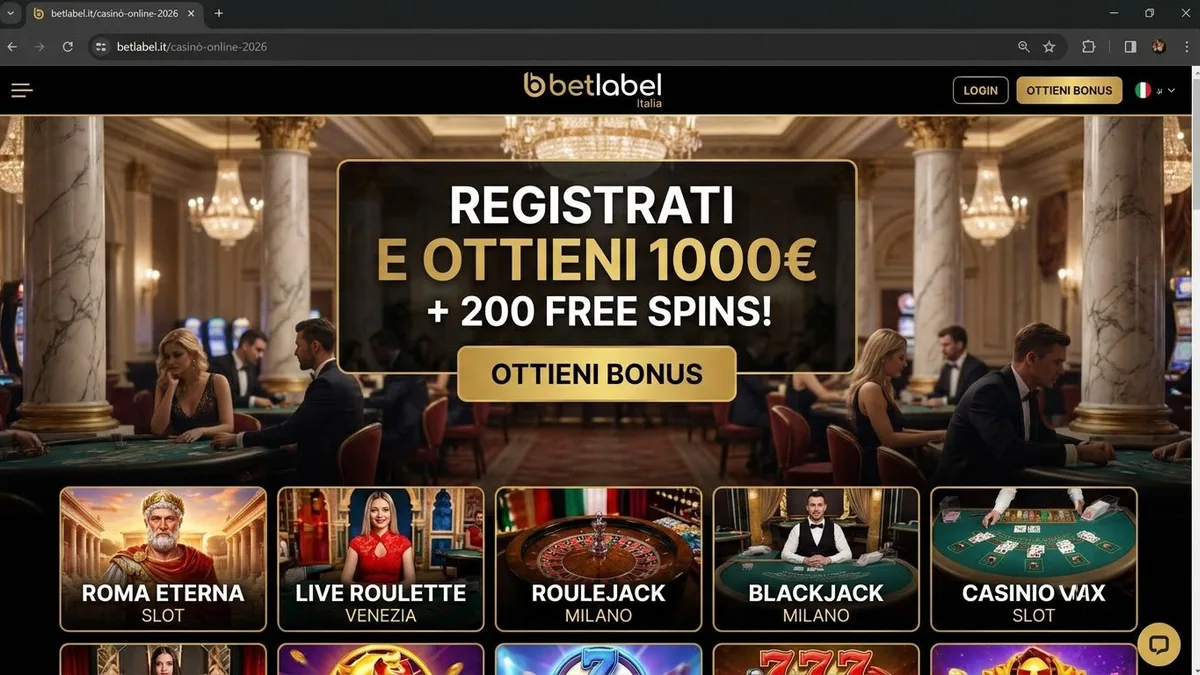 Registrazione con bonus